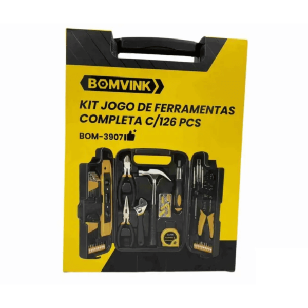 Kit de Ferramentas 126 pcs BOM-3907 - Image 2