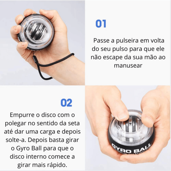 Gyro Ball - Exercícios para o punho e braço - Image 4