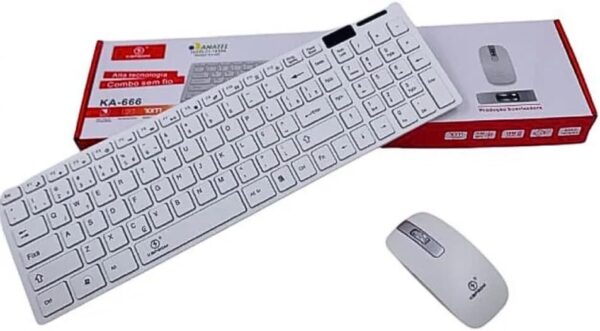 Teclado com Mouse sem fio