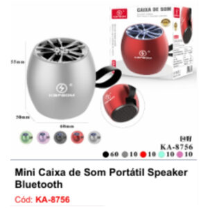 Caixa de som bluetooth (kapbom) KA-8756